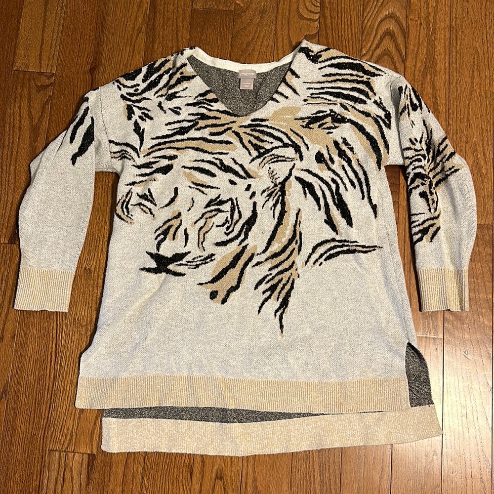 Chico’s Tiger Sweater